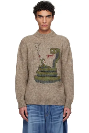 MAGLIANO Pull Biscia beige en tricot