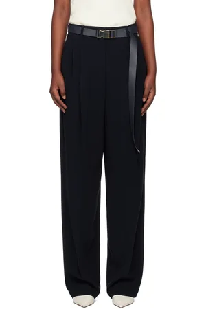 Max Mara Pantalon Neottia bleu marine - Studio