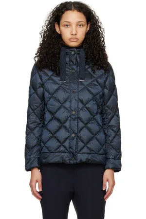 Max Mara Blouson réversible Risoft bleu marine rembourré en duvet - The Cube