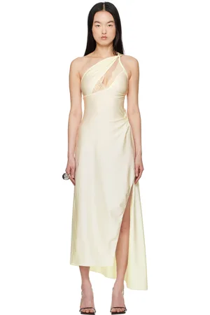 COPERNI Robe longue asymétrique blanche