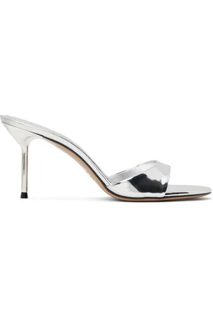 PARIS TEXAS Mules Lidia 70 argentées
