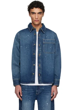 A.P.C. Chemise Basile bleue en denim