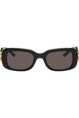 Balenciaga Lunettes de soleil rectangulaires Everyday None noires