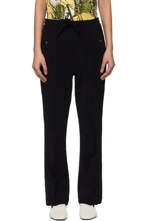 Pins & Needles Pantalon de style western noir à passepoils