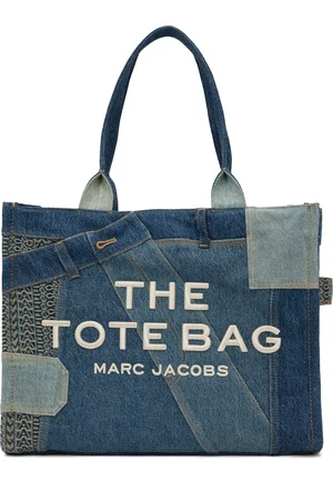 Marc Jacobs Grand cabas déconstruit bleu en denim