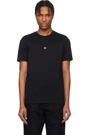 Givenchy T-shirt ajusté noir à logo 4G brodé