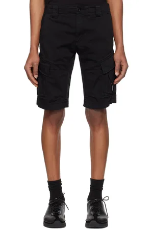 C.P. Company Short cargo noir en sergé extensible
