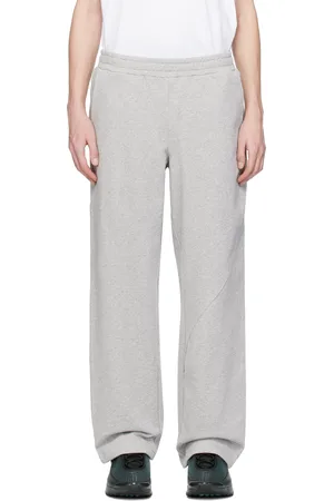 DIME Pantalon de survêtement Cyclone gris en jersey bouclette