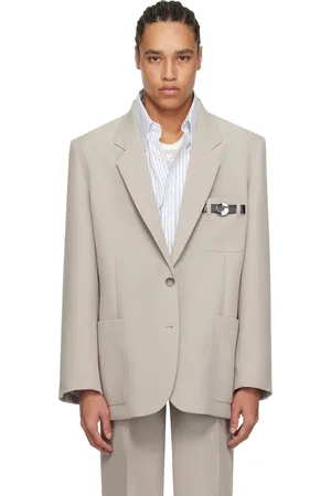 COPERNI Veston façon costume à poche à patte de style ceinture