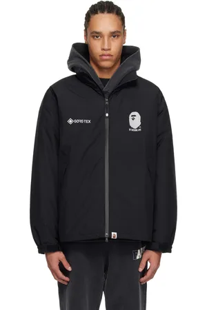 BAPE Blouson noir en taffetas GORE-TEX rembourré de duvet