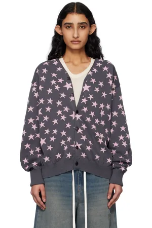Pins & Needles Cardigan gris et rose à col en V