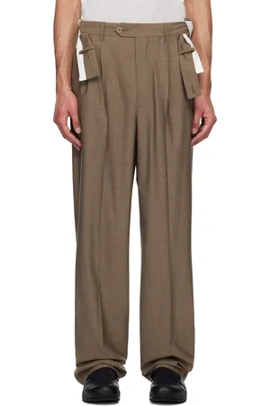 MAGLIANO Pantalon Link brun à plis