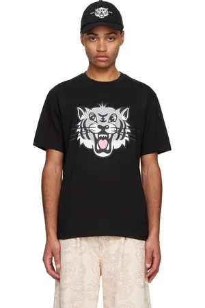 Kenzo T-shirt noir à images Happy Tiger