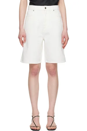 Loulou de Saison Short Isu blanc cassé en denim