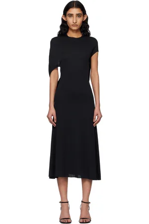 Jacquemus Robe midi Salerno noire - La croisière