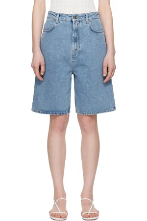 Loulou de Saison Short Isu bleu en denim