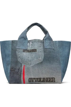 OTTOLINGER Très grand cabas bleu en denim