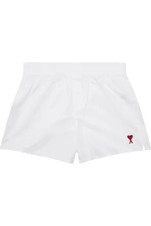 Ami Boxer blanc à logo Ami de cœur