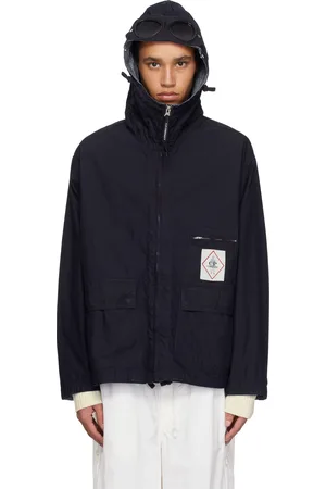 C.P. Company Blouson indigo en popeline 50 Fili à verres