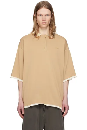 Hed Mayner Polo brun clair à logo brodé