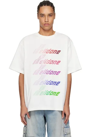 We11 Done T-shirt blanc à logos