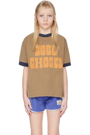 Bobo Choses Enfant | T-shirt brun à logo