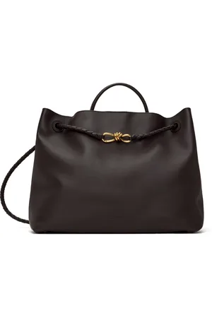Bottega Veneta Grand sac brun à ferrure Andiamo