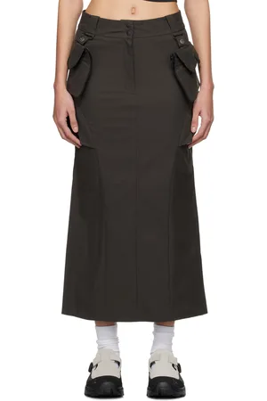 Hyein Seo Jupe midi cargo kaki