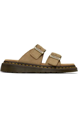 Dr. Martens Sandales à enfiler Josef brun clair en suède