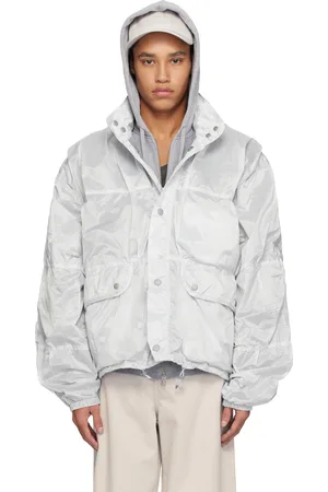 OUR LEGACY Blouson Exhale Puffa argenté