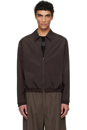 AMOMENTO Chemise semi-transparente bourgogne à glissière
