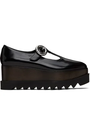 Stella McCartney Derbys de style Charles IX noirs à semelle Elyse et à bride en T