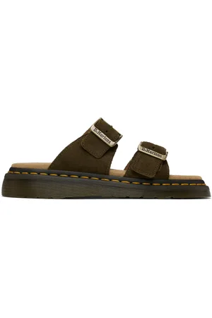 Dr. Martens Sandales à enfiler Josef kaki en suède