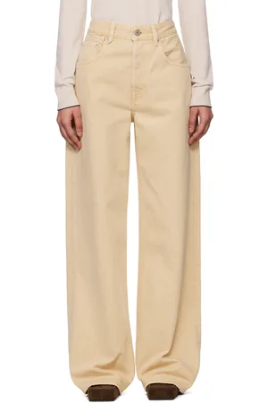 Jacquemus Jean ample de-Nîmes beige - La croisière