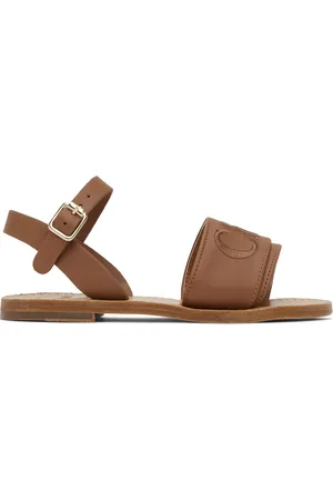 Chloé Enfant | Sandales brunes à logo