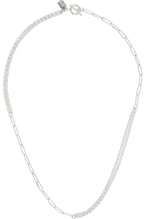 Paul Smith Collier argenté à chaines variées