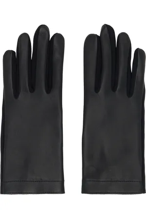 Alaïa Gants noirs à panneaux