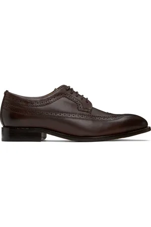 Paul Smith Derbys Collins bruns en cuir