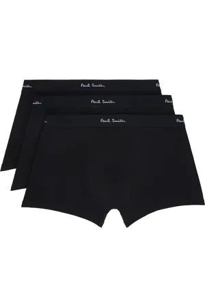 Paul Smith Ensemble de trois boxers noirs en coton bio