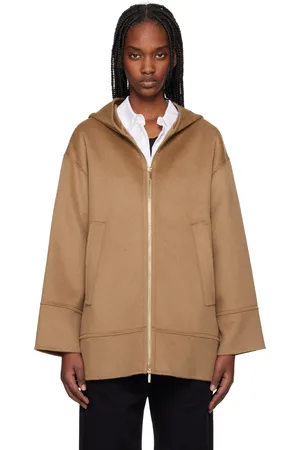 Max Mara Blouson Cloe brun clair - 