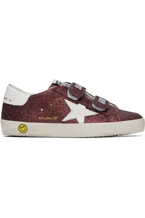 Golden Goose Enfant | Baskets Old School bourgogne