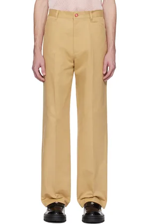 Casablanca Pantalon chino brun clair coton