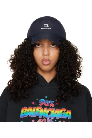 Balenciaga Casquette de sport blanche à encoches