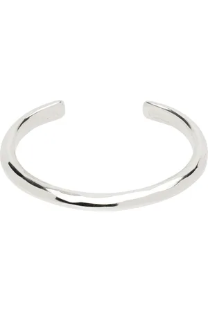 Ralph Lauren Bracelet manchette argenté martelé