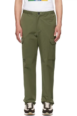 Paul Smith Pantalon cargo kaki à poches à boutons
