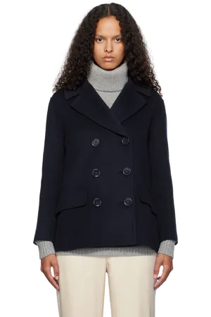 Max Mara Caban Efebo bleu marine - 