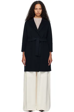 Max Mara Manteau Arona bleu marine - 