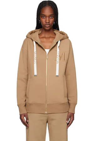 Max Mara Pull à capuche Pecos brun clair - 