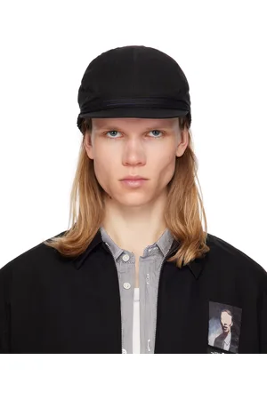UNDERCOVER Casquette noire en lin