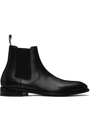 Paul Smith Bottes chelsea Lawson noires en cuir